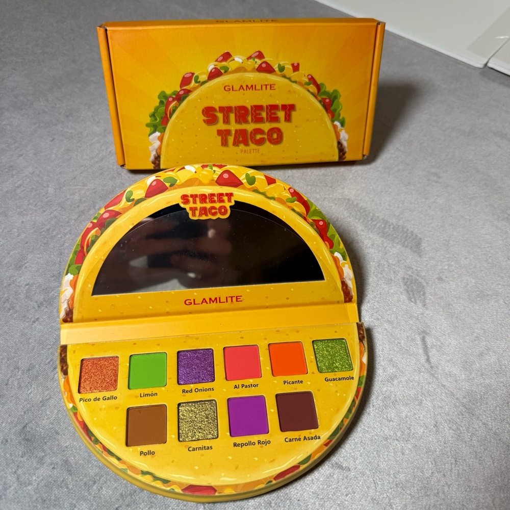 NEW Glamlite Street Taco Eyeshadow Palette